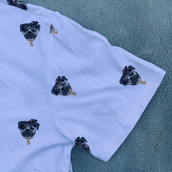 New without tags Forever 21 pug shirt Men’s L - Picture 8 of 8